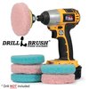 Drillbrush Drill Brush - Cleaning Supplies - Bathroom Accessories - Scrub Pads - P4-3UI-3V-QC-DB